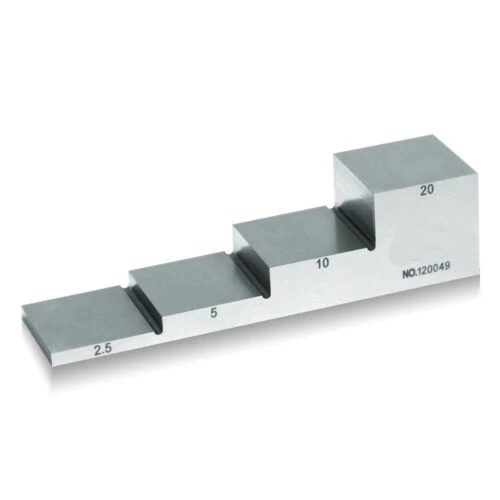 Bloco Ultrassônico de do Teste Calibre da Espessura Etapa Bloco da Calibração 2.5 mm mm 10 mm 20 mm Aço Inoxidável 304