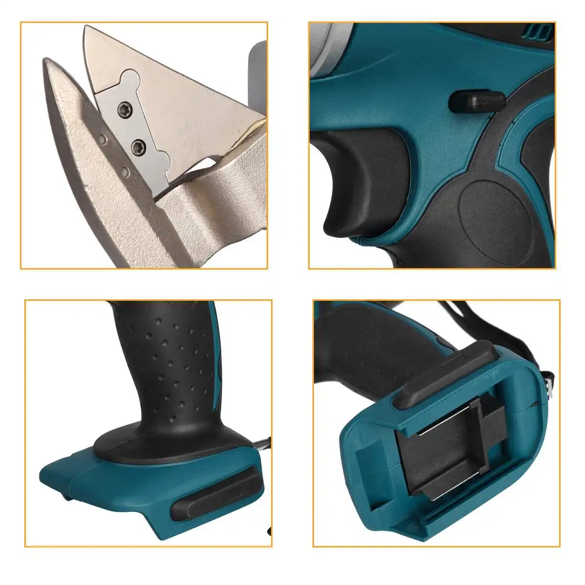 21V Electric Cutting Tool Portable Cordless Rechargeable Electric Scissor Metal Sheet Shear Cutter Scissors For Makita Battery