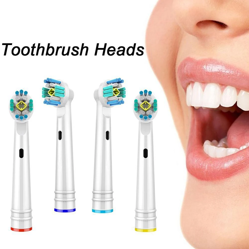 20pcs Dual Clean Replacement Toothbrush Heads For Braun Oral B Toothbrush