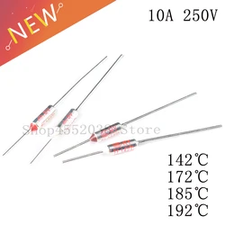 5Pcs/lot TF Thermal Fuse RY 10A 250V  Series Metal shell Fuses 142/172/185/192 centigrade 250V 10A Rice cooker Thermal Fuse