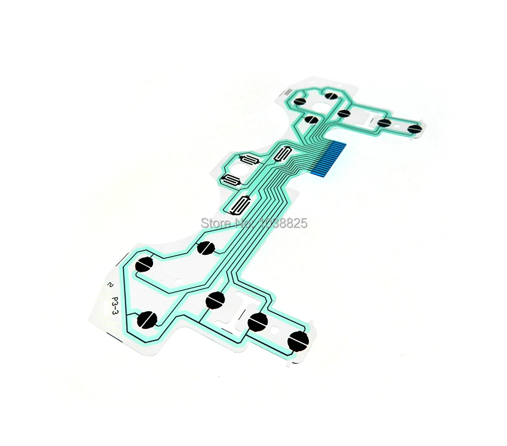 5ชิ้นสายแพ P3-3สำหรับซ่อมสายแพสำหรับ PS3ฟิล์มนำไฟฟ้าการสั่นสะเทือนสำหรับตัวควบคุม PS3