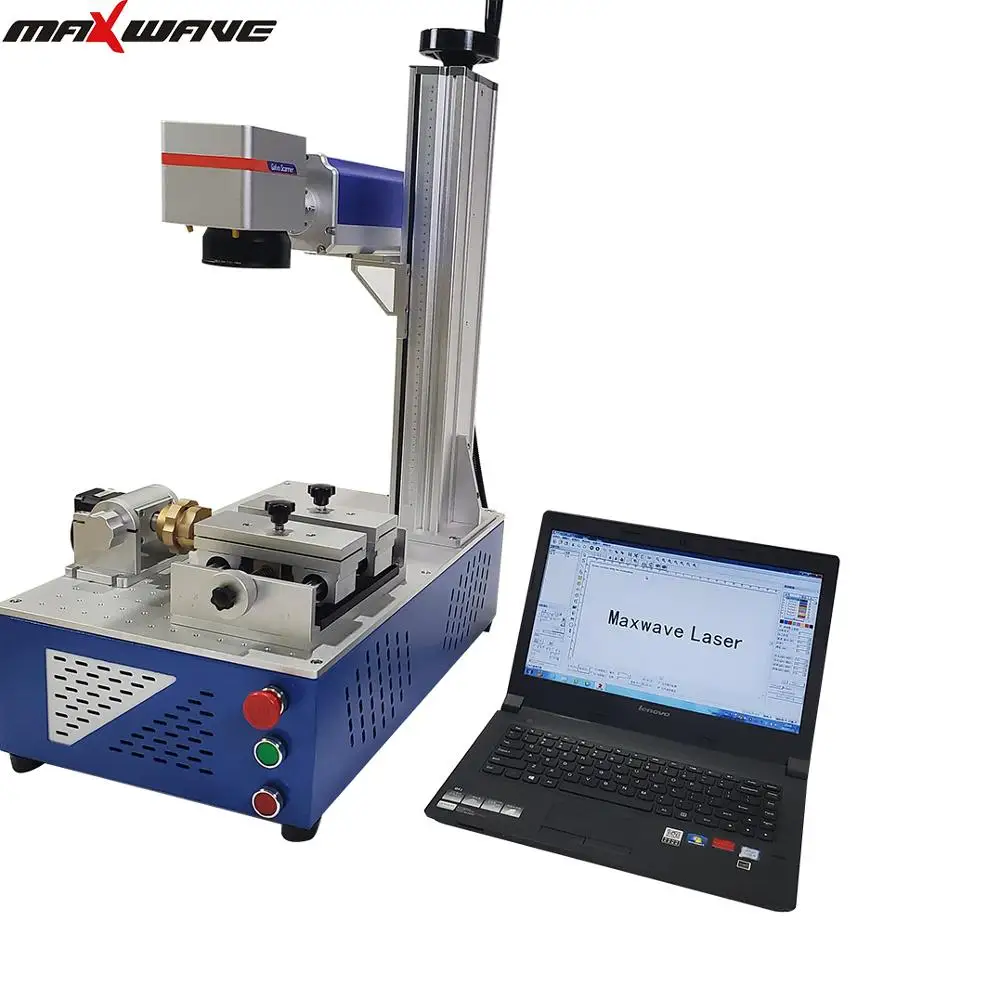 20w 30w 50W Fiber Laser Marking Machine for Metal Steel Gold Jewelry Engraving Cutting Raycus Laser Marker