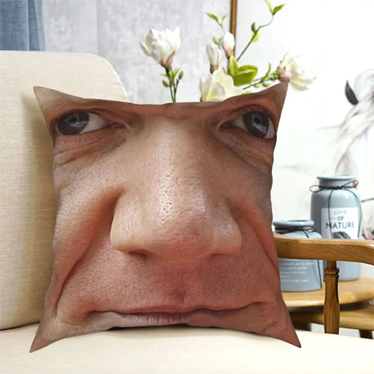 

Gordon Ramsay Square Pillowcase Polyester Creative Zip Decor for Room Cushion Cover Wholesale