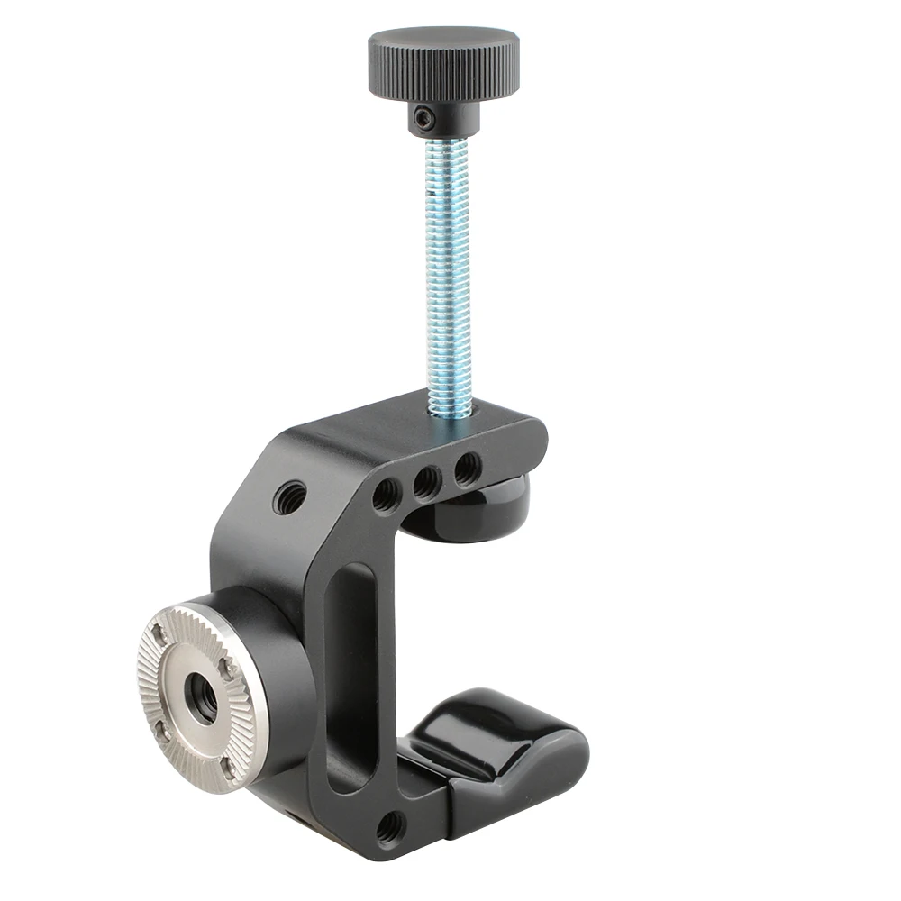 CAMVATE C-المشبك مع معيار M6 الموضوع أري روزيت محول تركيب و 1/4 "-20 ثقوب الموضوع لربط أري روزيت