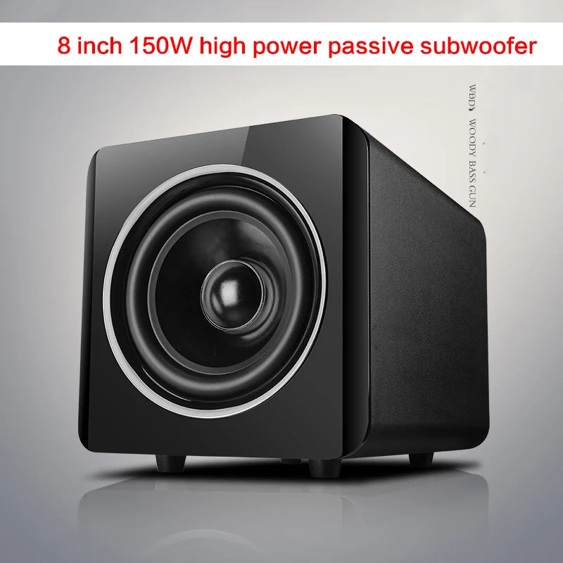 

200W 8-inch Passive Overweight Subwoofer DIY High Power 5.1 Home Theater Amplifier Speaker Home TV/computer Audio Subwoofer