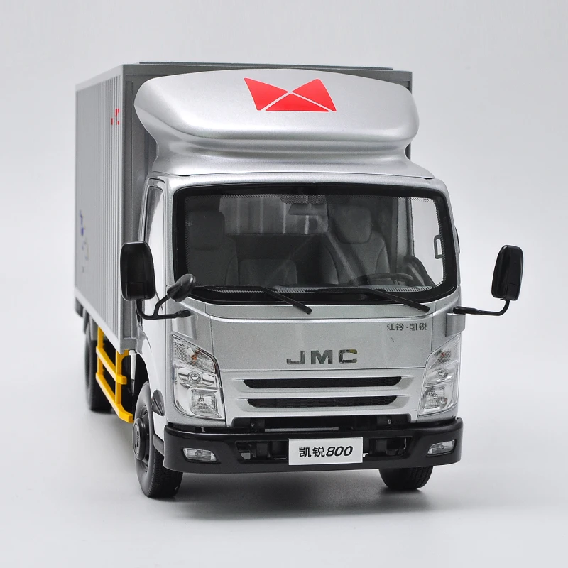 Original Authorized Authentic 1/18 Jmc Kairui N800 Pick Up Truck Diecast Model Car Silver Pick Up Toy Truck Model for Christmas