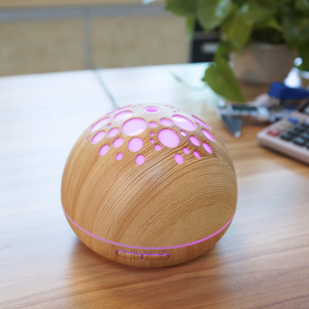 Ultrasonic Air Humidifier LED Aroma Lamp Essential Oil Diffuser Aromatherapy 300ML 500ML Mist Maker Humidificador Difusor