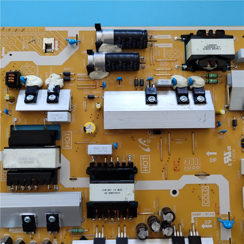 ดีสำหรับ BN44-00977A L55S7NA_RHS Power Supply Board QE55Q70RAF QE55Q60RAT QE55Q70RAT QN49Q70RAF GQ55Q70RGT GQ49Q70RGT