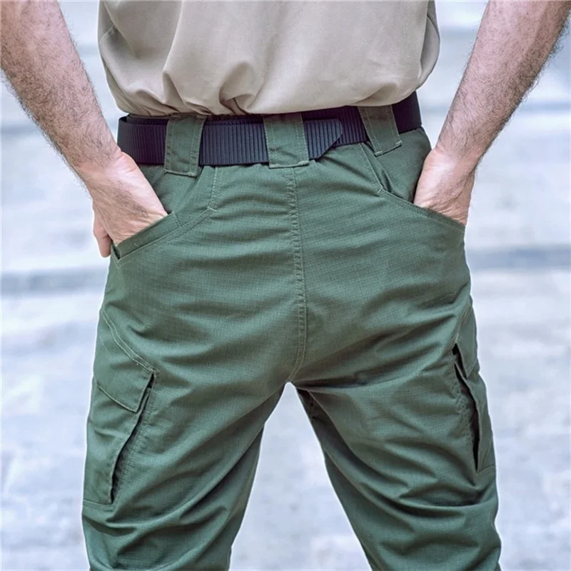 IX9 City Military Tactical Pants Men SWAT Combat Army Pants Casual Men Hiking Pants Outdoor Trousers Cargo Waterproof Pants 5XL — zdjęcie 6