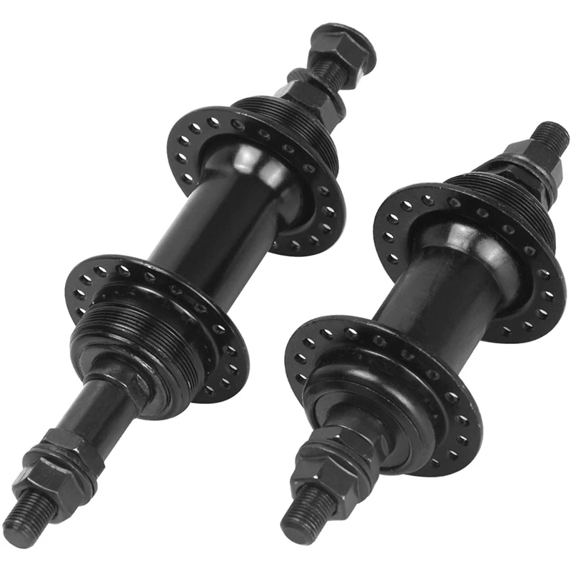 1 Pair 36 Holes Front & Rear Disc Brake Hubs for MTB, Compatible with 6-Bolt Disc Brake Thru Axle, Hub for Mountain Bike