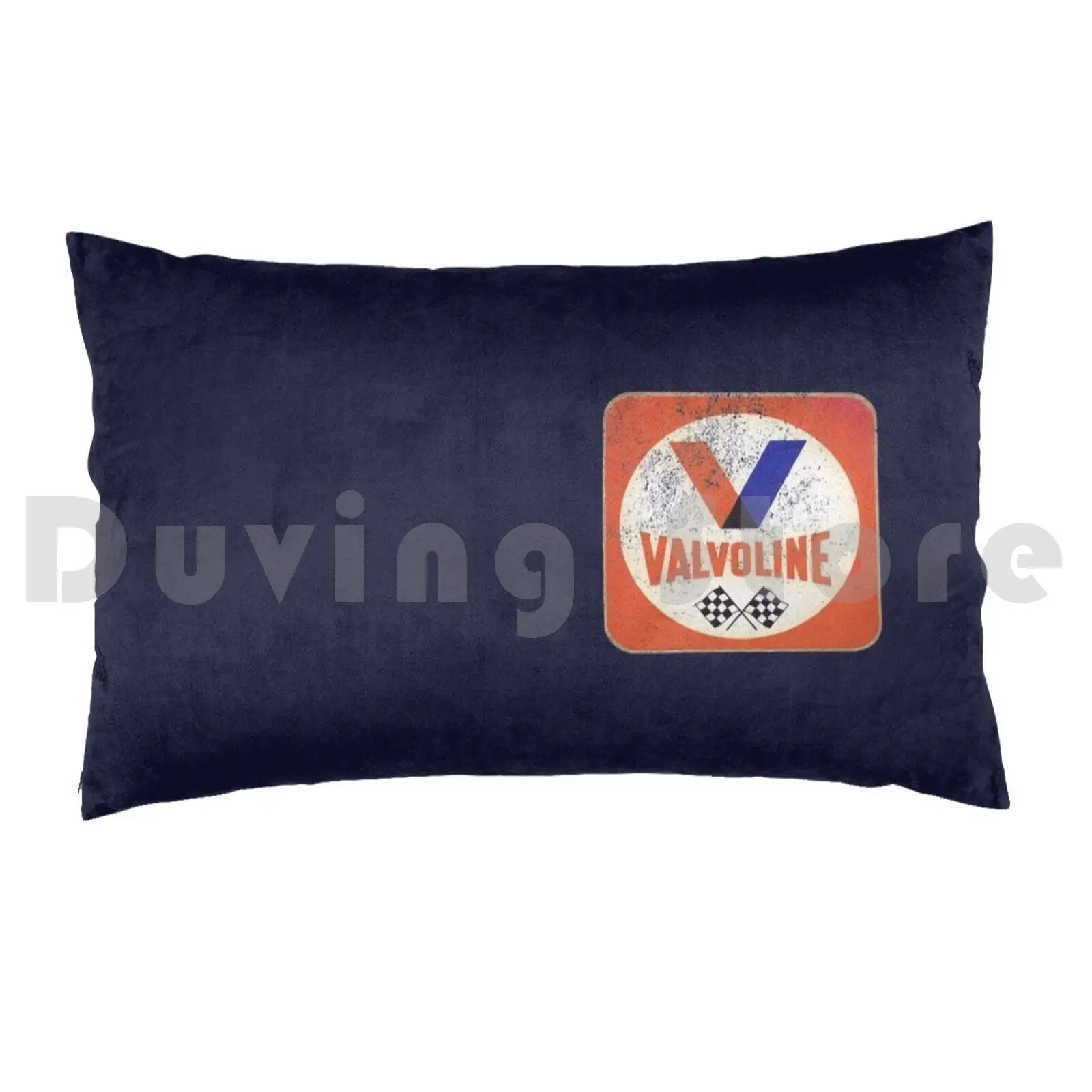 Valvoline Retro Sign Pillow Case DIY 50*70 Valvoline Texaco Castrol Oil Engine Motor Racing Cars Vehicles