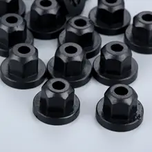 20Pcs Car Plastic Flange Nut Clips #4