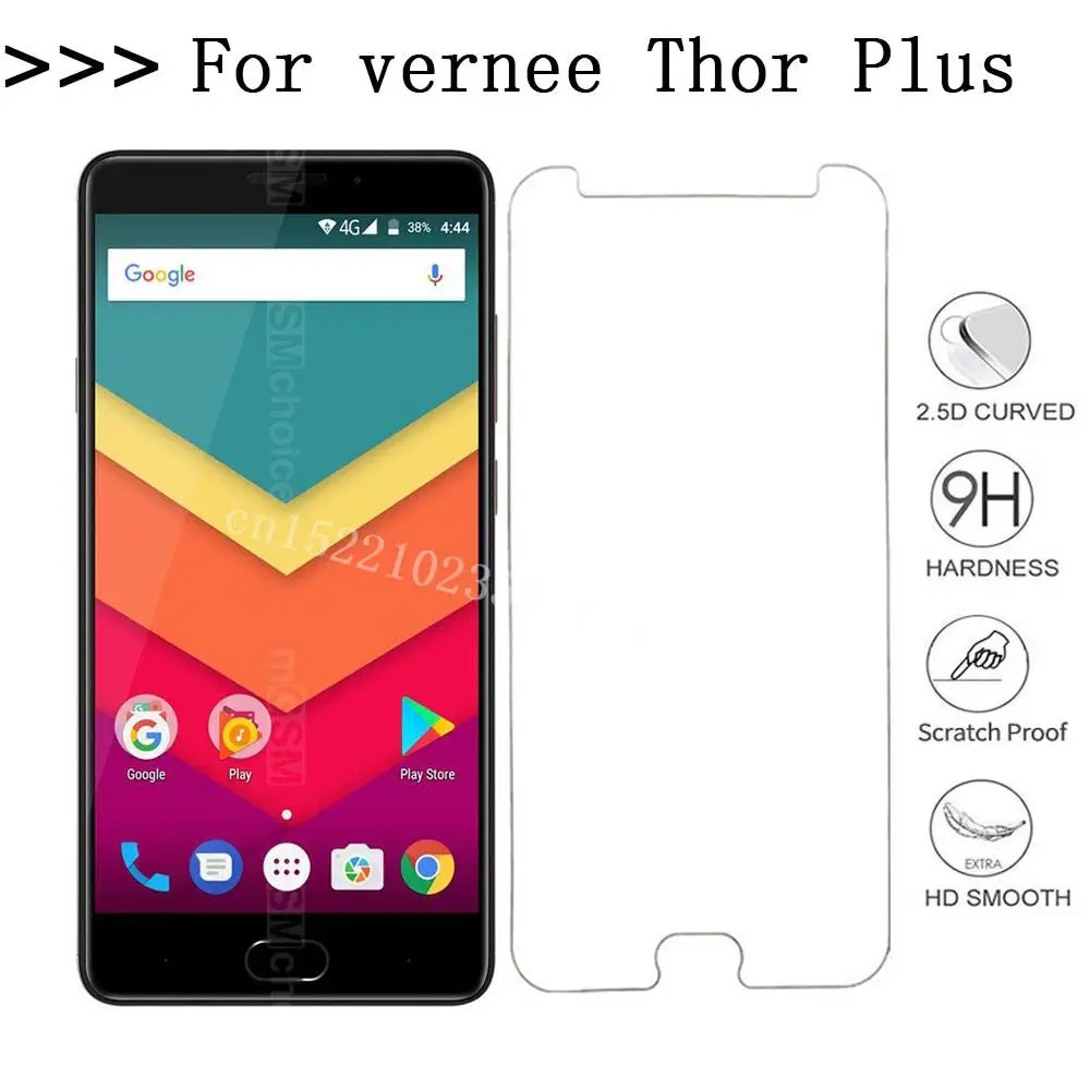 For Vernee Thor E Tempered Glass Vernee THOR Glass Front Protective Glass Screen Protector Transparent Film Thor plus