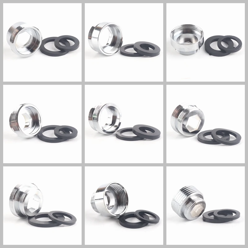 2 pcs Faucet Aerator Fittings 16 18 20 22 24mm G3/4 G1/2 Kitchen Faucet Adapter Copper Water Purifier Accessories image 2