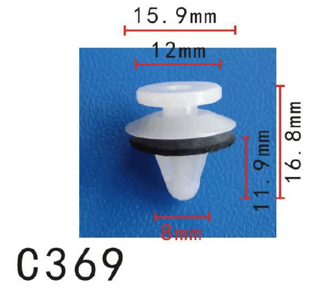 50x / 100x for Mitsubishi Eclipse MB696120 Side Garnish Moulding Trim Rivet Retainer Clip