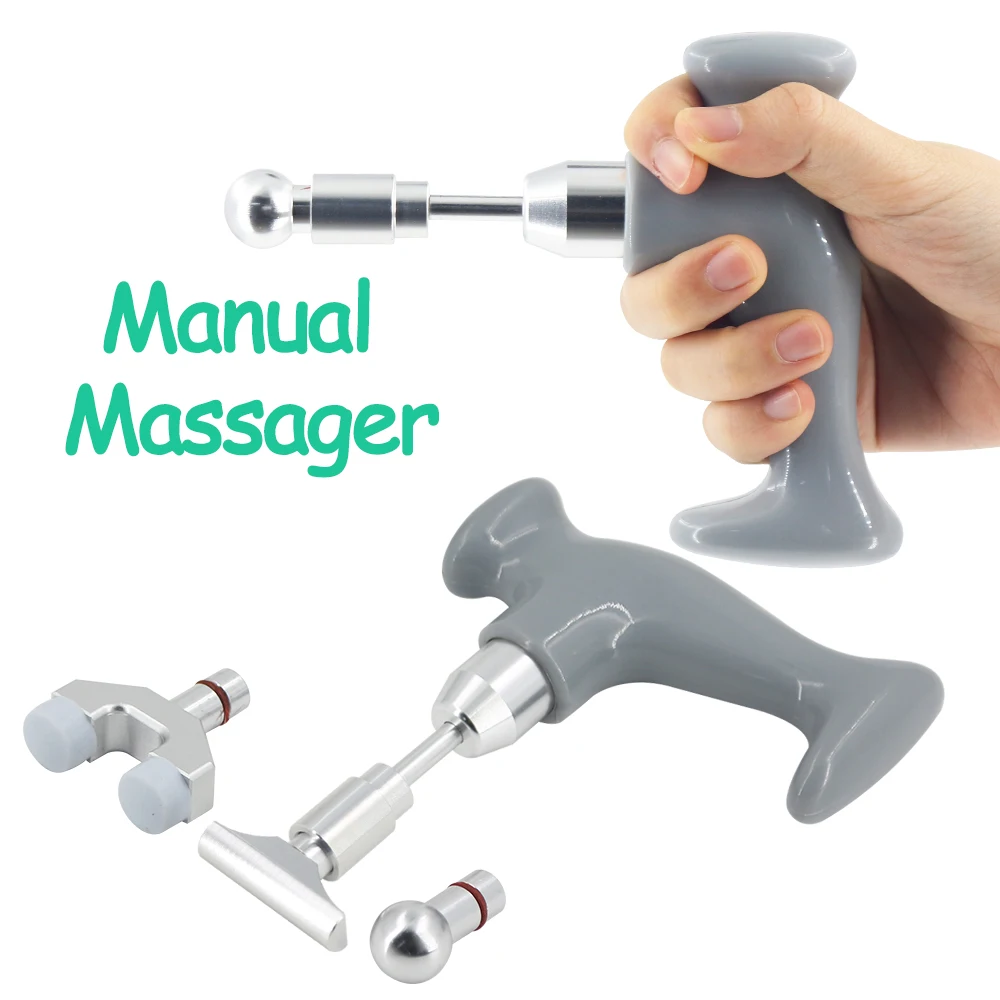 

Manual Deep Tissue Trigger Point Massage Gun Suitable For Muscle Relaxation Home Self Tool Multifunctional Portable Massager