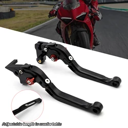 For Ducati 749 848 899 959 999 1098 1198 1199 1299 Panigale Diavel Carbon XDiavel S CNC Folding Extendable Brake Clutch Levers