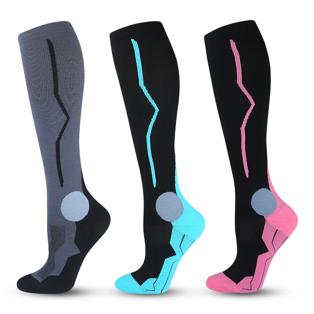 Compression Stockings Socks Sports Cycling Men Long Nursing Man Football Running Skate Basketball Women Women\'s Set Knee-high