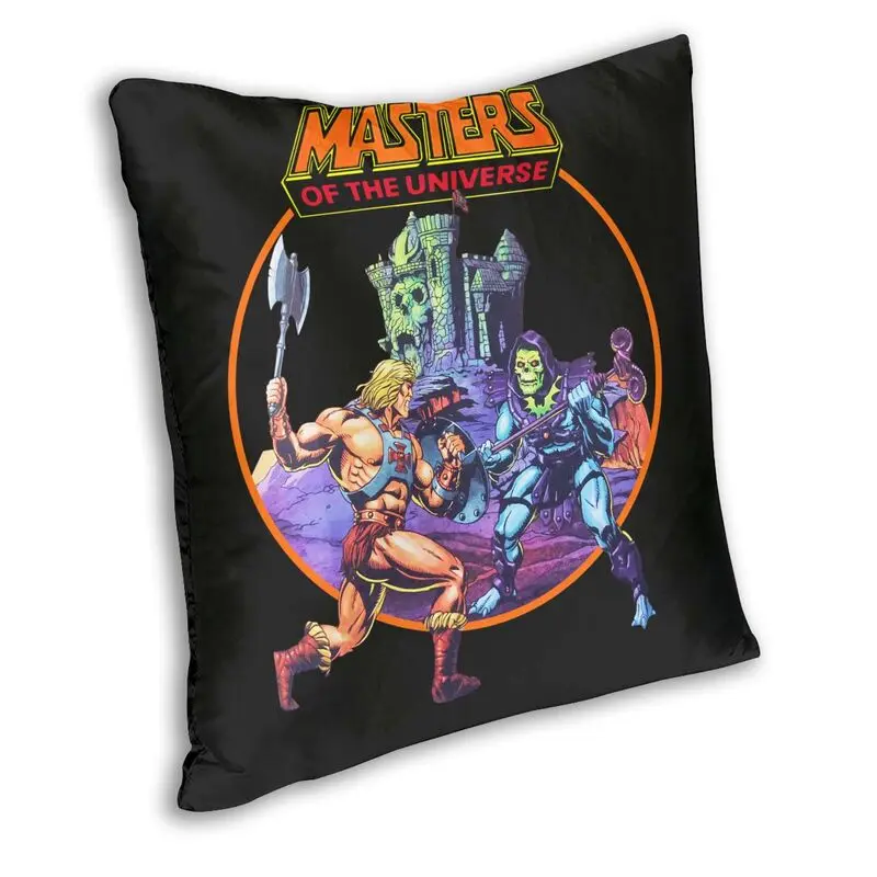 Retro He-Man The Masters Of The Universe Cushion Cover Skeletor She-Ra Beast Floor Pillow Case for Sofa Pillowcase Home Decor