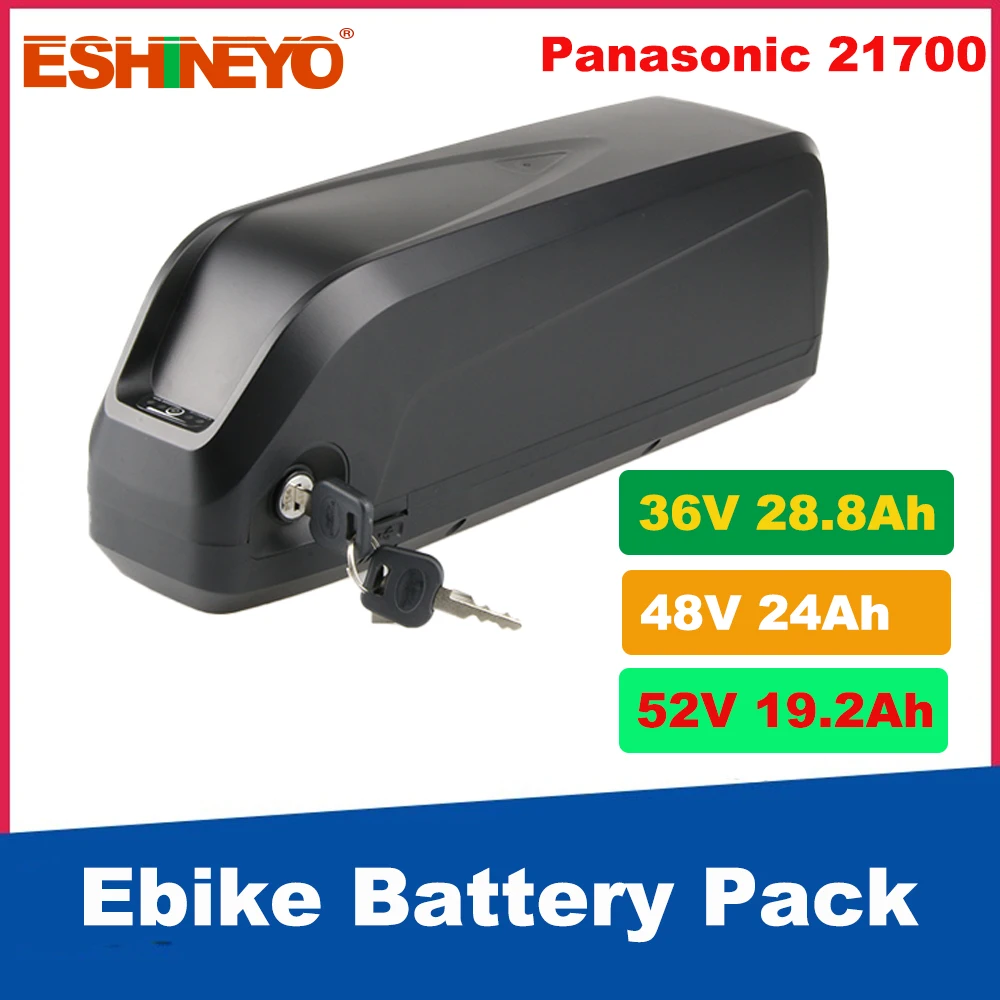 

Hailong Max 36V 48V 52V 20Ah e-bike Battery Pack 21700 Lithium Cells Electric Bicycle Batteries Bafang BBS01 BBS02 BBS03 BBSHD