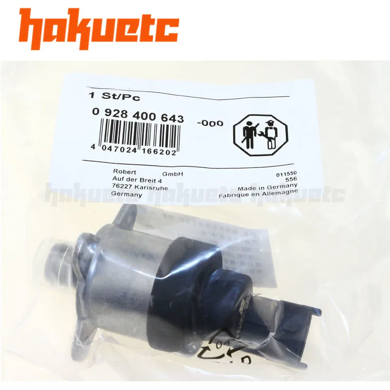 

0928400643 High Pressure CR Fuel Injection Pump Regulator Metering Control Valve Unit For Citroen Xsara Peugeot 206 307 1.4 HDI