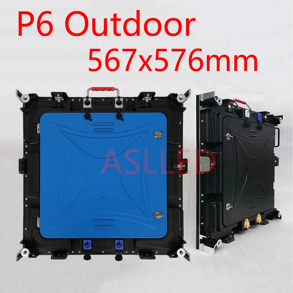 

led display rental P6 outdoor LED panel 576x576mm high brightness LED Wall Panel Shenzhen Store free shipping