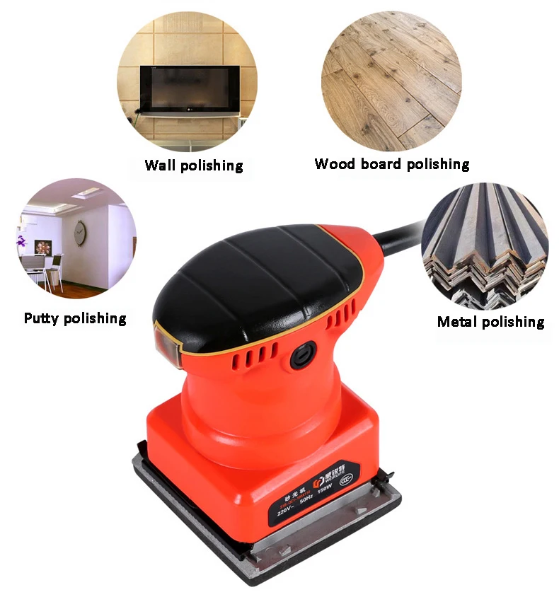 Sanding Machine Small Electric Putty Wall flat Furniture Grinding Machine Wood Sandpaper Polishing Sandpaper Machine