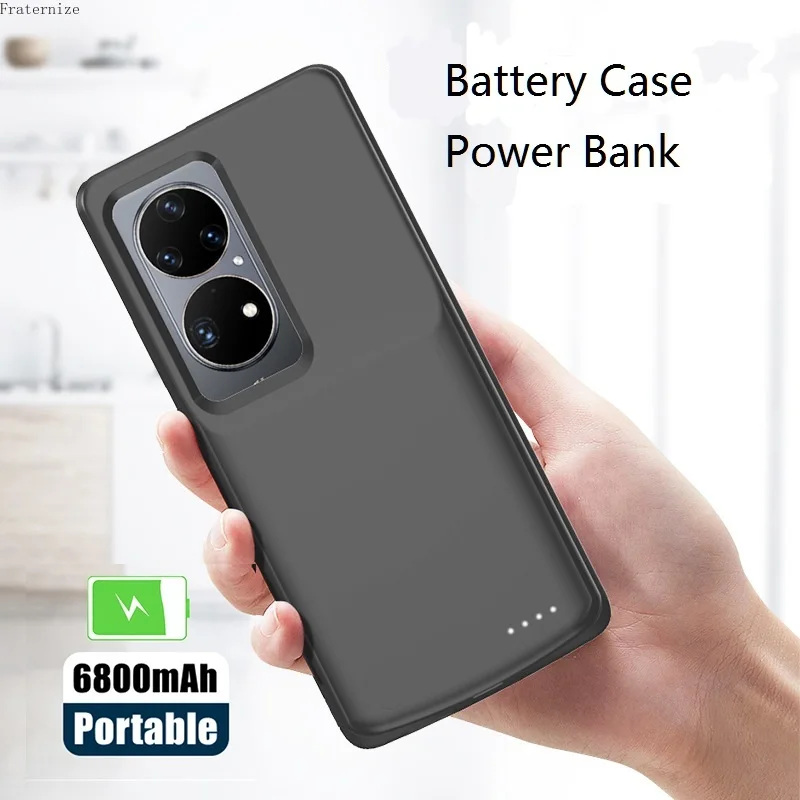 Power Case For Huawei P50 Battery Charger Cases Shockproof  Power Bank For Huawei P50 Pro External Battery pack Charging Cover