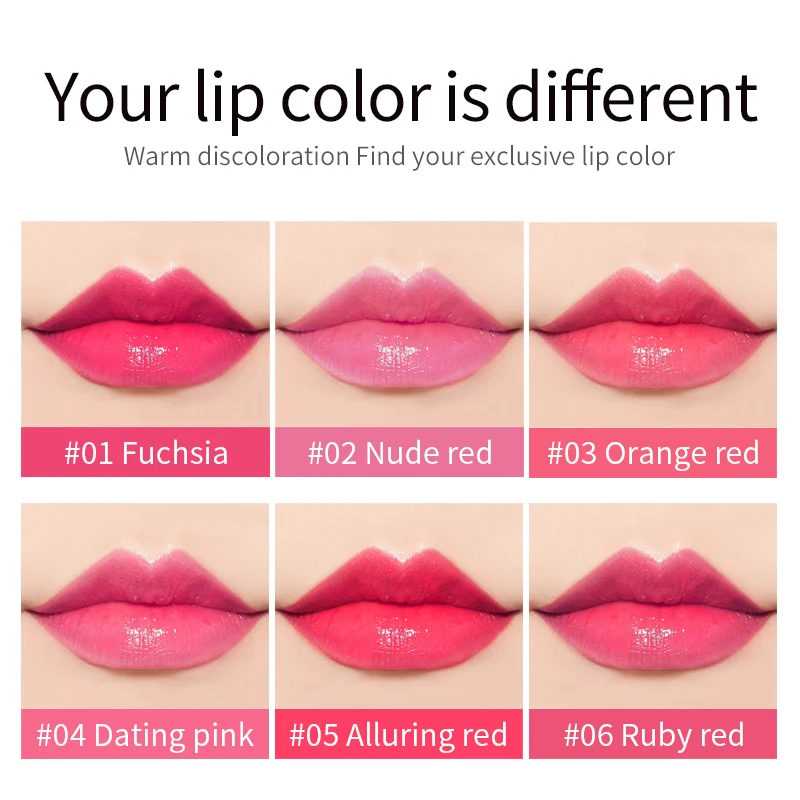 VIBELY Natural Mood Color Changing Lipstick Aloe Vera Moisturizing Jelly Lip Balm Long Lasting Makeup For Women Beauty Cosmetics