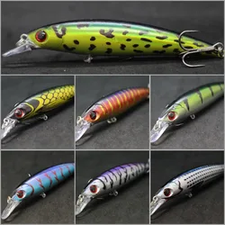 wLure Fishing Lure Jerkbait Minnow 14.3g 11cm 7 Beads Weight Transfer for Long Cast Inner Reflection Foil #4 Treble Hooks M600