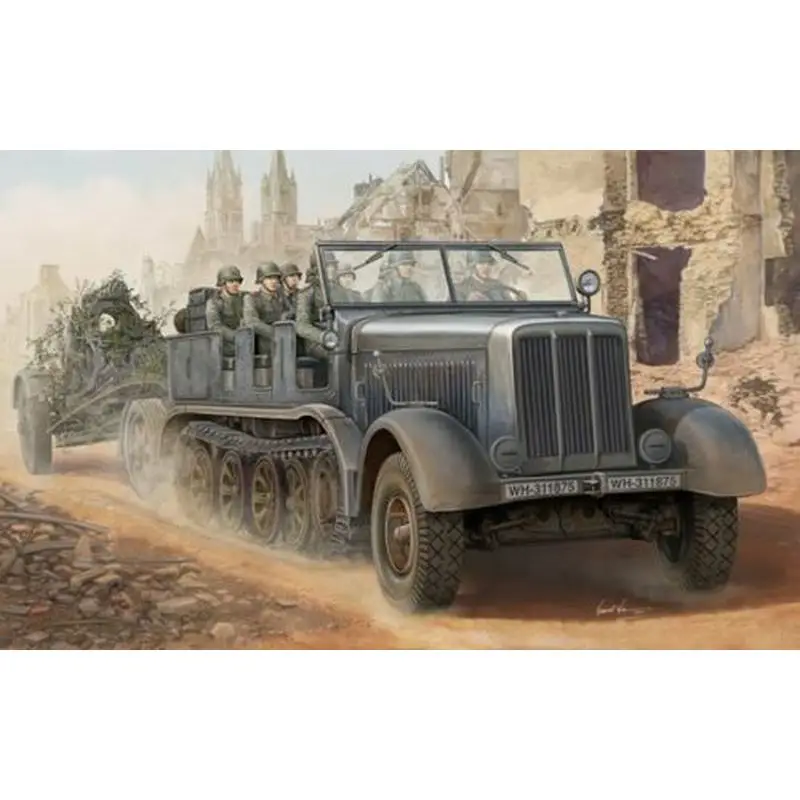 トランペッター01583 1/35 sd.Kfz.8 schwerer zugkraftwagen 12t-スケールモデルキット