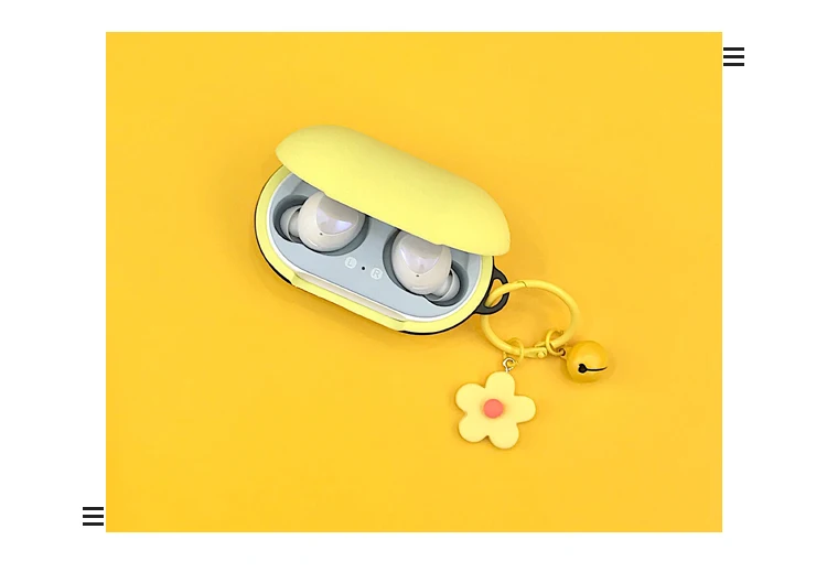 غطاء فاخر لهاتف Samsung Galaxy Buds Plus 2020 ، جراب حماية ، ملحقات سماعة رأس ، ديكور زهور