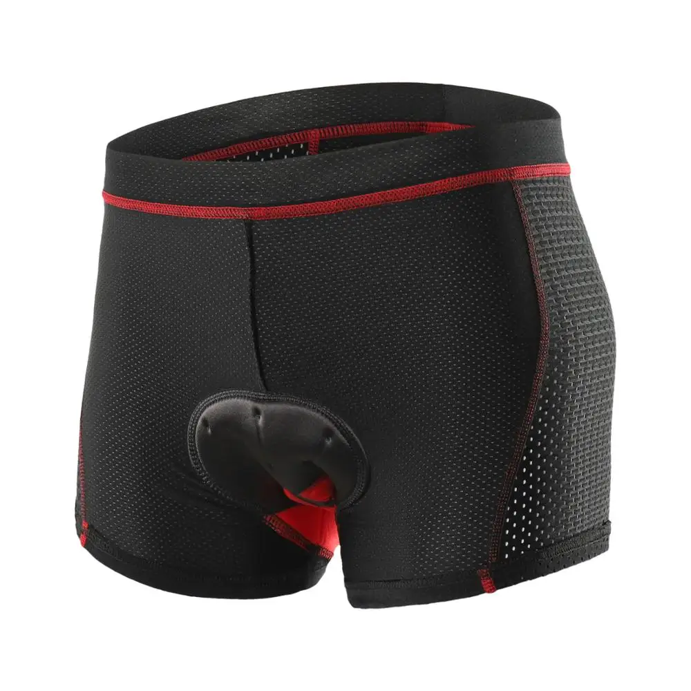 ARSUEXO Upgrade Cycling Underwear Pro 3D Gel Pad Mountain Bike MTB Shorts Shockproof Road Bicycle Underpants Breathable 001C