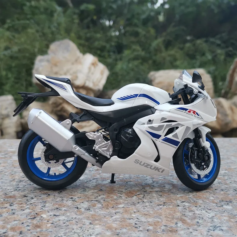 1:12 Kawasaki GSX-R1000 Racing Motorcycles Simulation Alloy Motorcycle Model Shock Absorbers Collection Toy Car Kid Gift