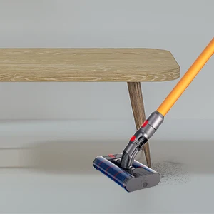 Für Dyson V7 V8 V10 V11 V15 Staubsauger Teile Drehbare Doppel Weiche Roller Bürstenkopf Led Licht Für Hartböden – Detail 7