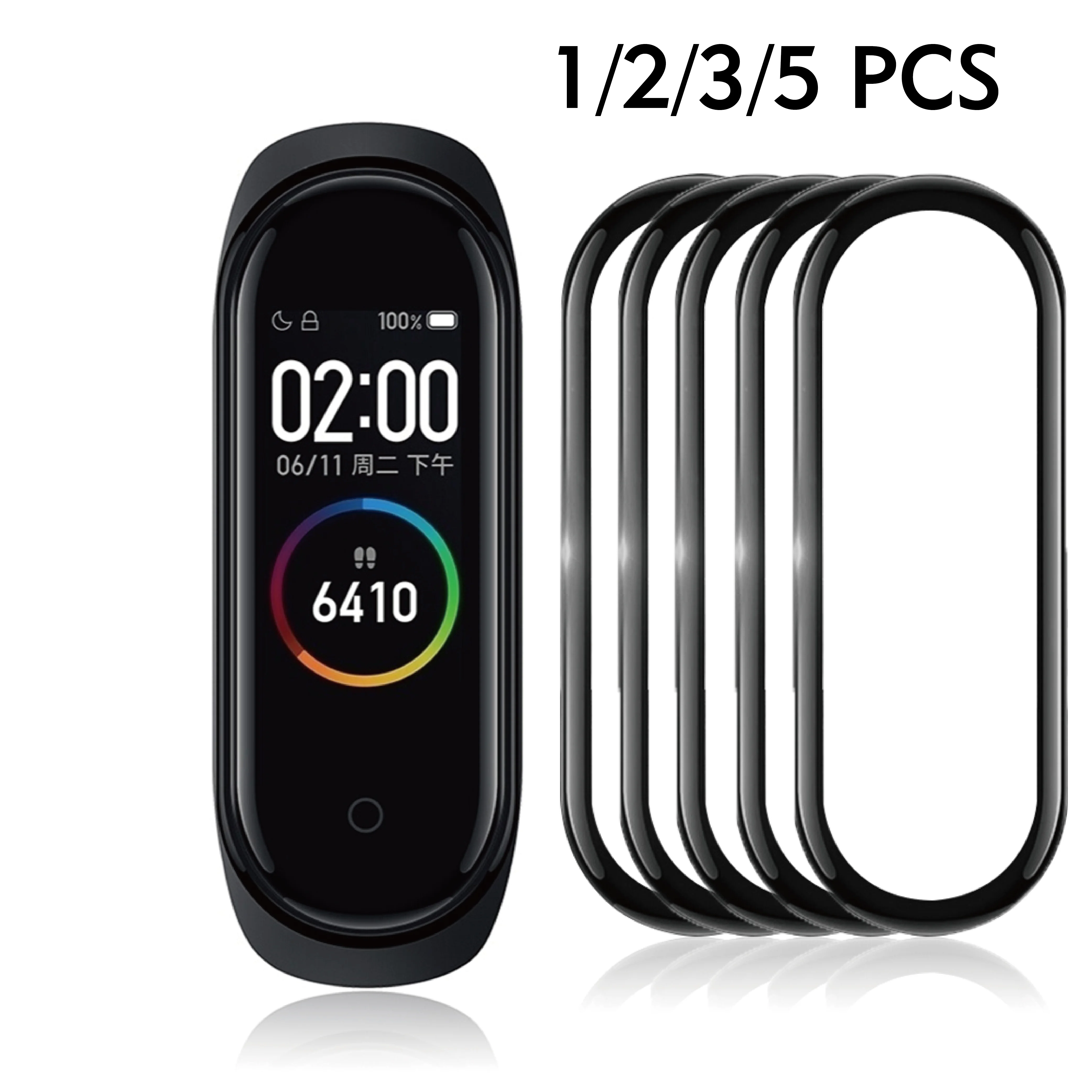 

Новая 3D Защита экрана для xiaomi mi band 4 5 защитное стекло Miband 4 полный изогнутый край устойчивость к царапинам для xiomi mi band 5