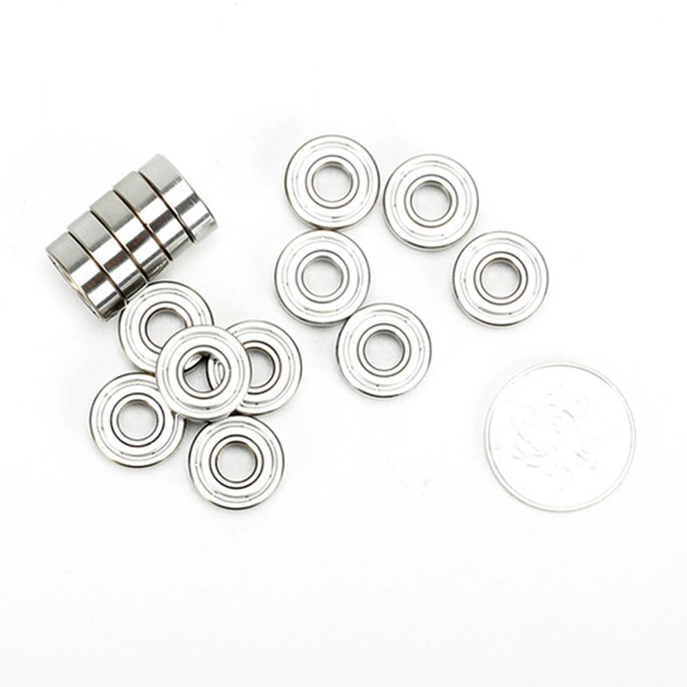 SR4ZZ Bearing 6.35*15.875*4.978 mm 5Pcs ABEC-7 440C Roller Stainless Steel SR4Z SR4 Z ZZ Ball Bearings