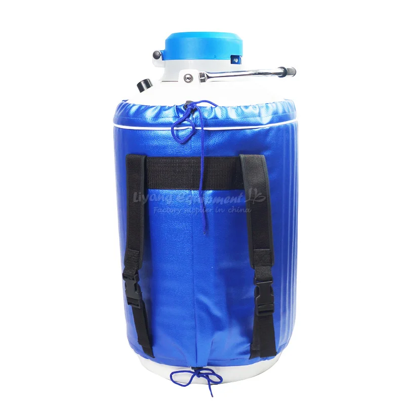 กระป๋องเก็บ10L 15L ไนโตรเจนเหลว35L 6L 2L ทำจากอลูมิเนียมการบินพร้อมเคสป้องกัน