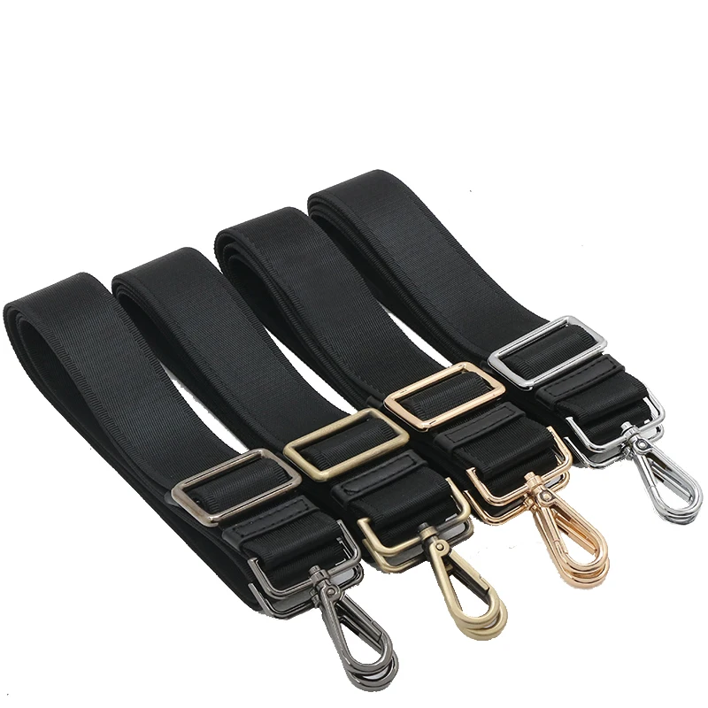 Width 38mm Nylon Bag Belt Crossbody Briefcase Replacement Parts Big Load Long Shoulder Stap Metal Hook And Clasp Bag Chain