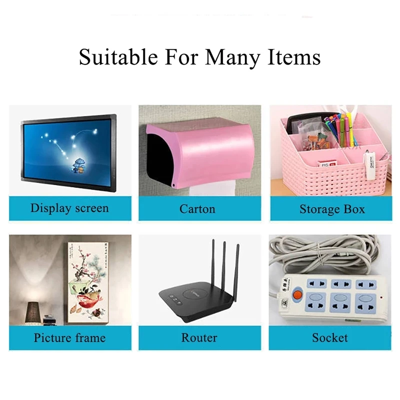 1/3/5/10PCS clip per Organizer per cavi ganci da parete autoadesivi a doppia faccia per uso domestico appendiabiti gancio antiscivolo a parete organizzatore