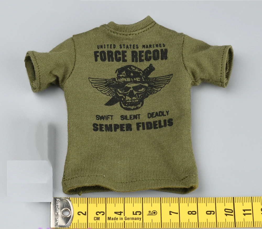 1/6th Easy&Simple ES 26043A 26043SW 31st Marine Expeditionary Unit Maritime Raid Force VBSS MARPAT Woodland FROG Shirt For Doll