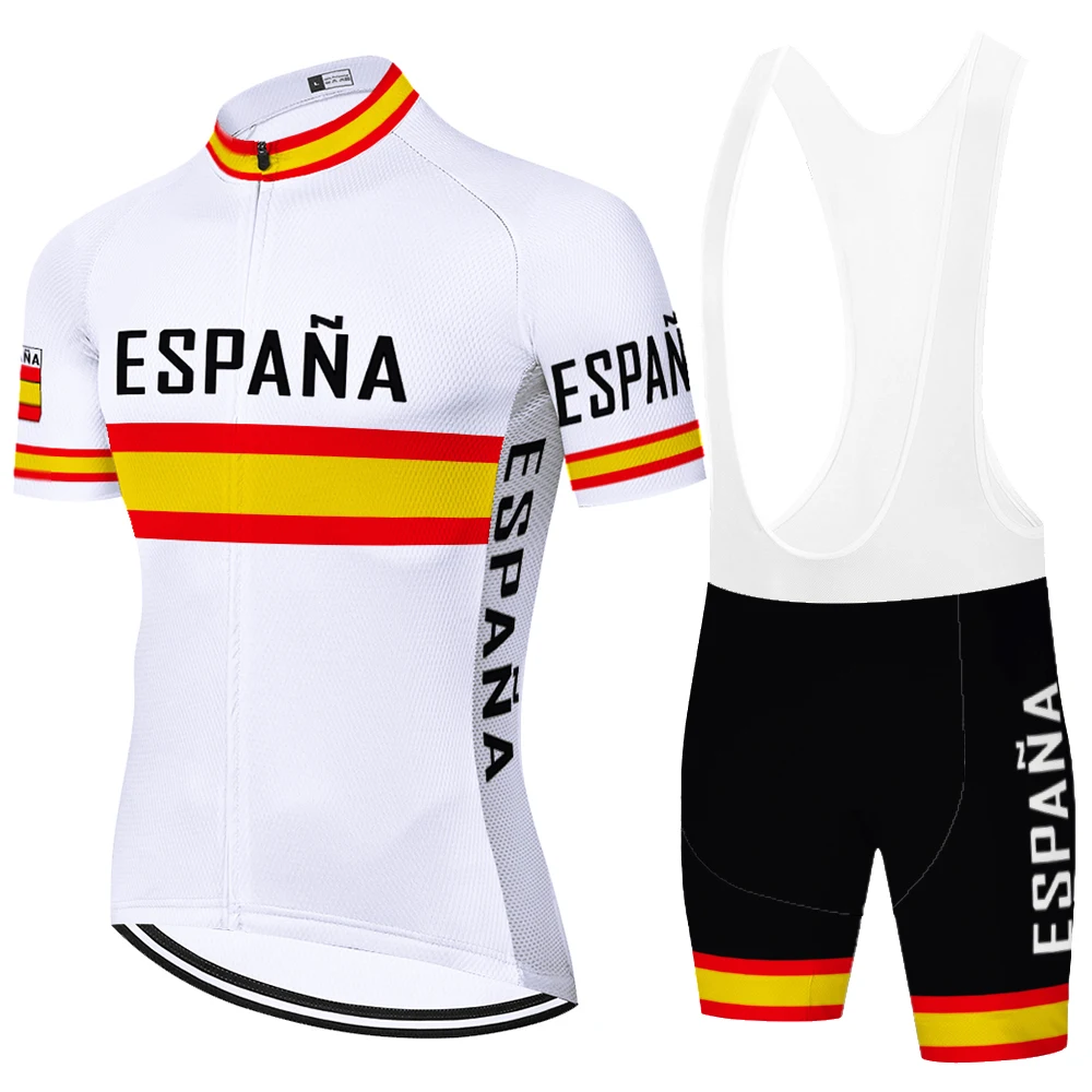 2023 Spain Roupa Ciclista Uniforme Ciclismo Hombre Completino Ciclismo Ropa Ciclismo Hombre Cycling Equipment