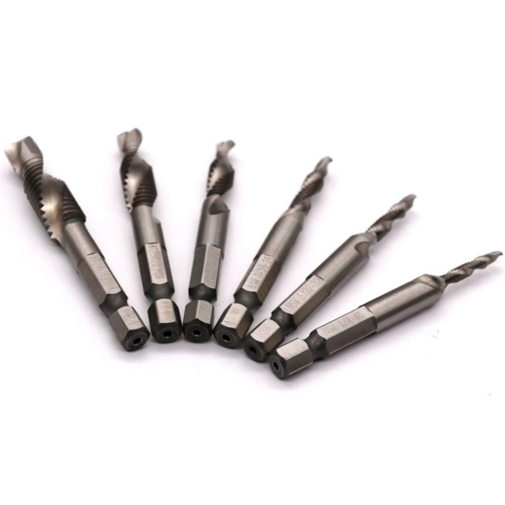 WENXING Imperial 4341Multi-functional Compound Tap Screw Machine Open Hole Tapping Chamfering Integrated Tap Drill Bits