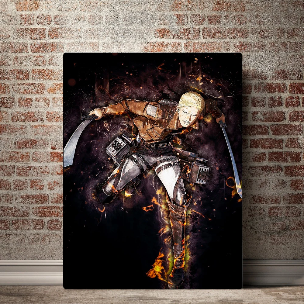 HD Print Nordic Style Attack On Titan Anime Painting Wall Art Canvas Picture Poster Modular Modern Living Room Home Decoration