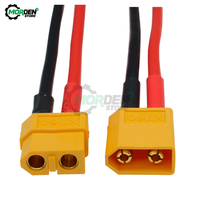 2Pcs XT60 10cm Connector Male Female Battery Connector Plug with Silicon 12 AWG Wire For RC Lipo/Ni-CD Battery charging