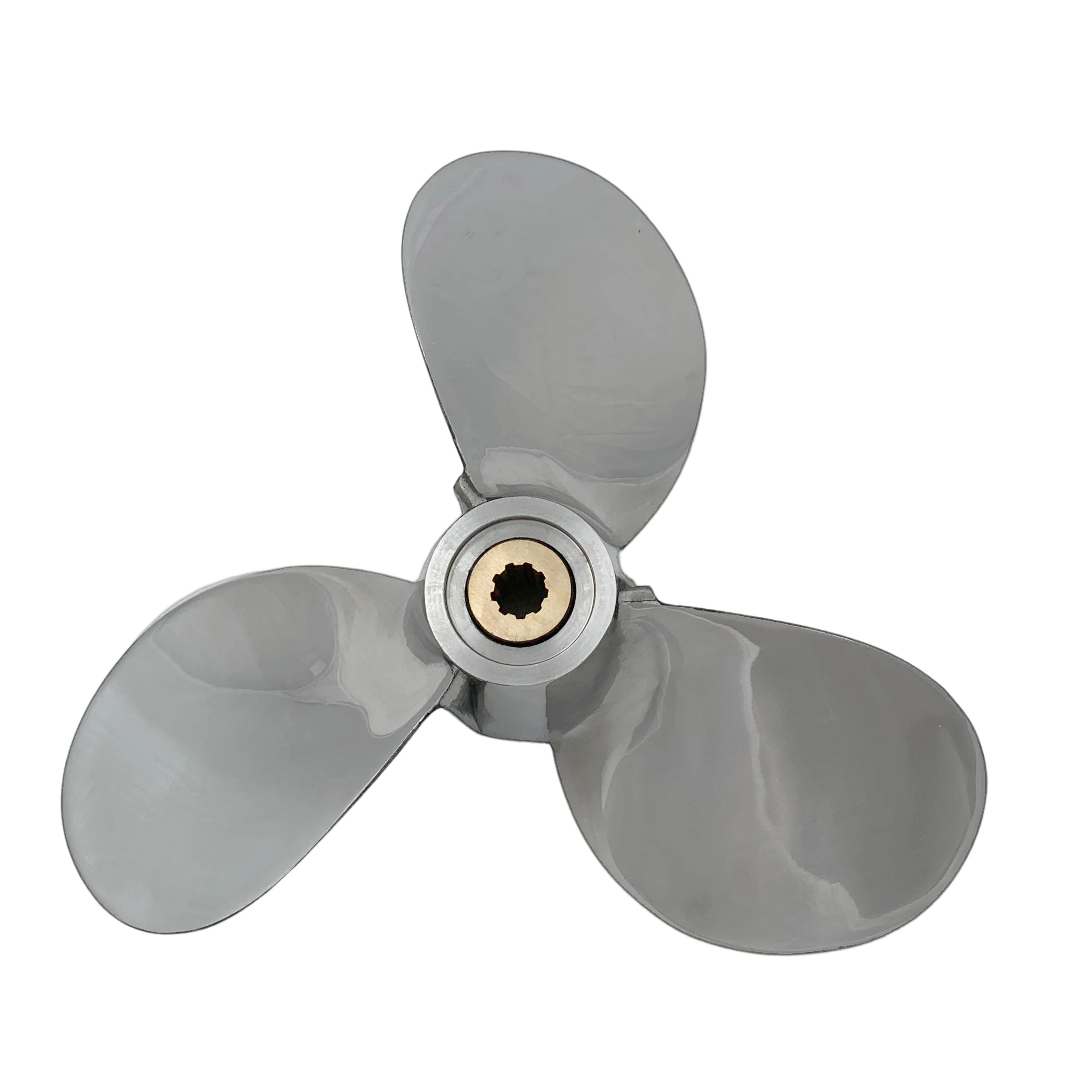 

Boat Propeller Suit For Yamaha 7 1/2X8 Stainless Steel Prop 2.5-6HP 3 Blade 9 Tooth Rh Oem No: 6E0-45941-01-El