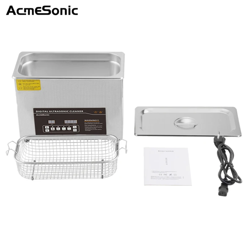 ACMESONIC 3L 40kHz قابل للتعديل 60 واط 120 واط المنزلية بالموجات فوق الصوتية نظيفة شعبية E3L المحمولة متعددة الوظائف بالموجات فوق الصوتية الأنظف