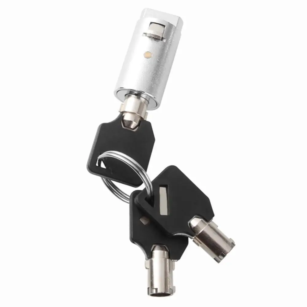 Tubular Key Cylindrical Lock Vending Machine Replacement Lock Cylinder 19mm Push Lock Cylinder