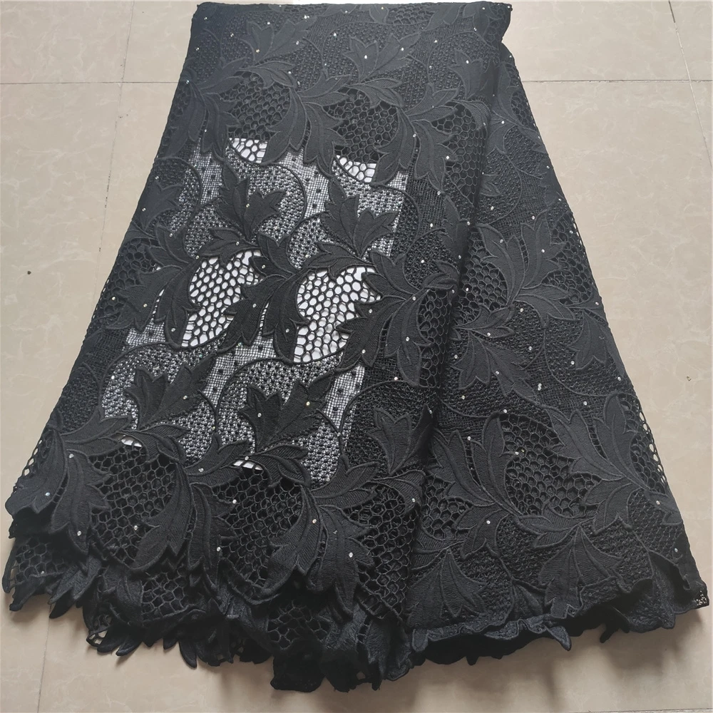 

High Quality African Cord Lace Fabric, Chemical Lace, Water Soluble, Guipure Lace Fabric for Wedding, JL030, New Arrival