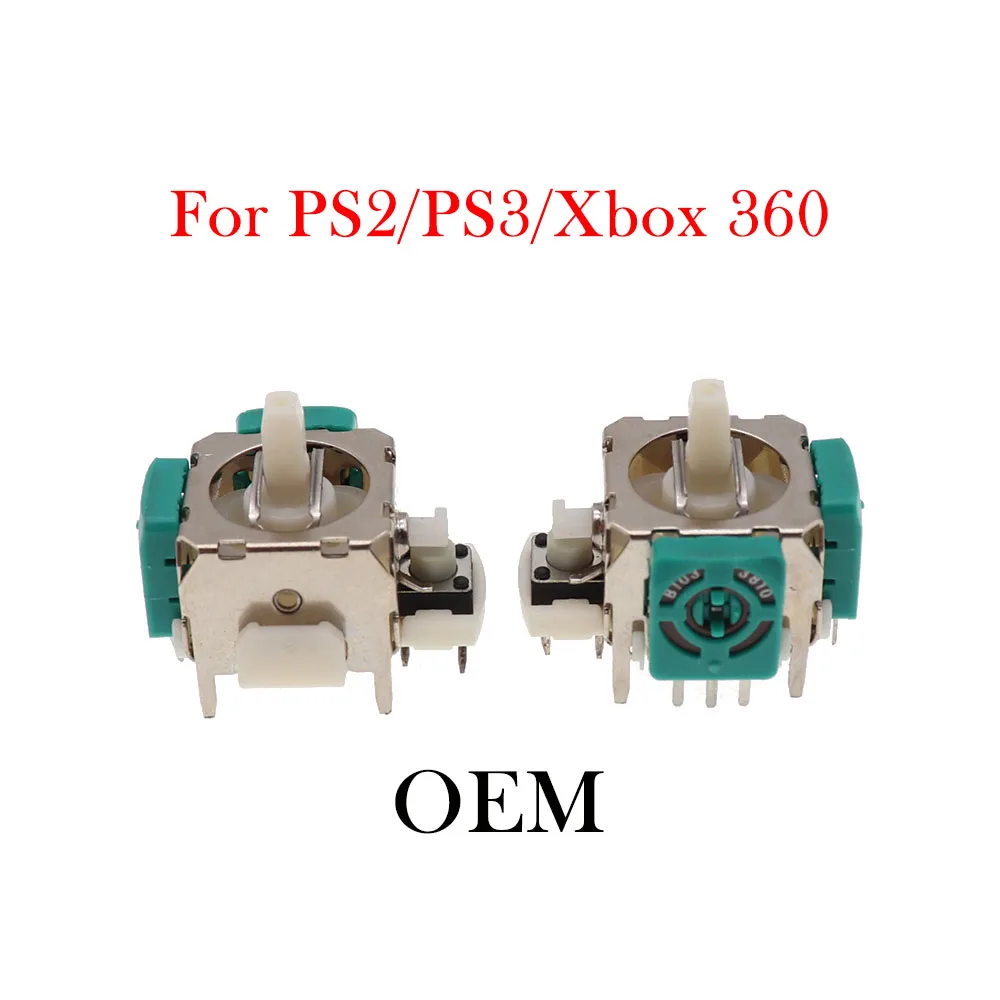 100Pcs For XBOX 360 3D Analog sticks Controller Joystick Axis Sensor Module For PS2 PS3 Replacement repair parts